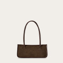 Bernadette Bag M, brown velvet